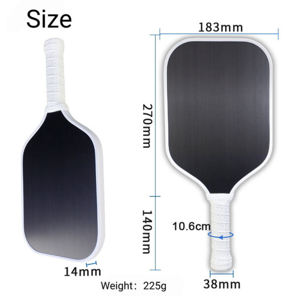 Glass Fiber Pickleball Rackets PP Honeycomb UV Printing