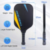 Kevlar Pickleball Paddle Hot-Pressed Durable Honeycomb Core 10