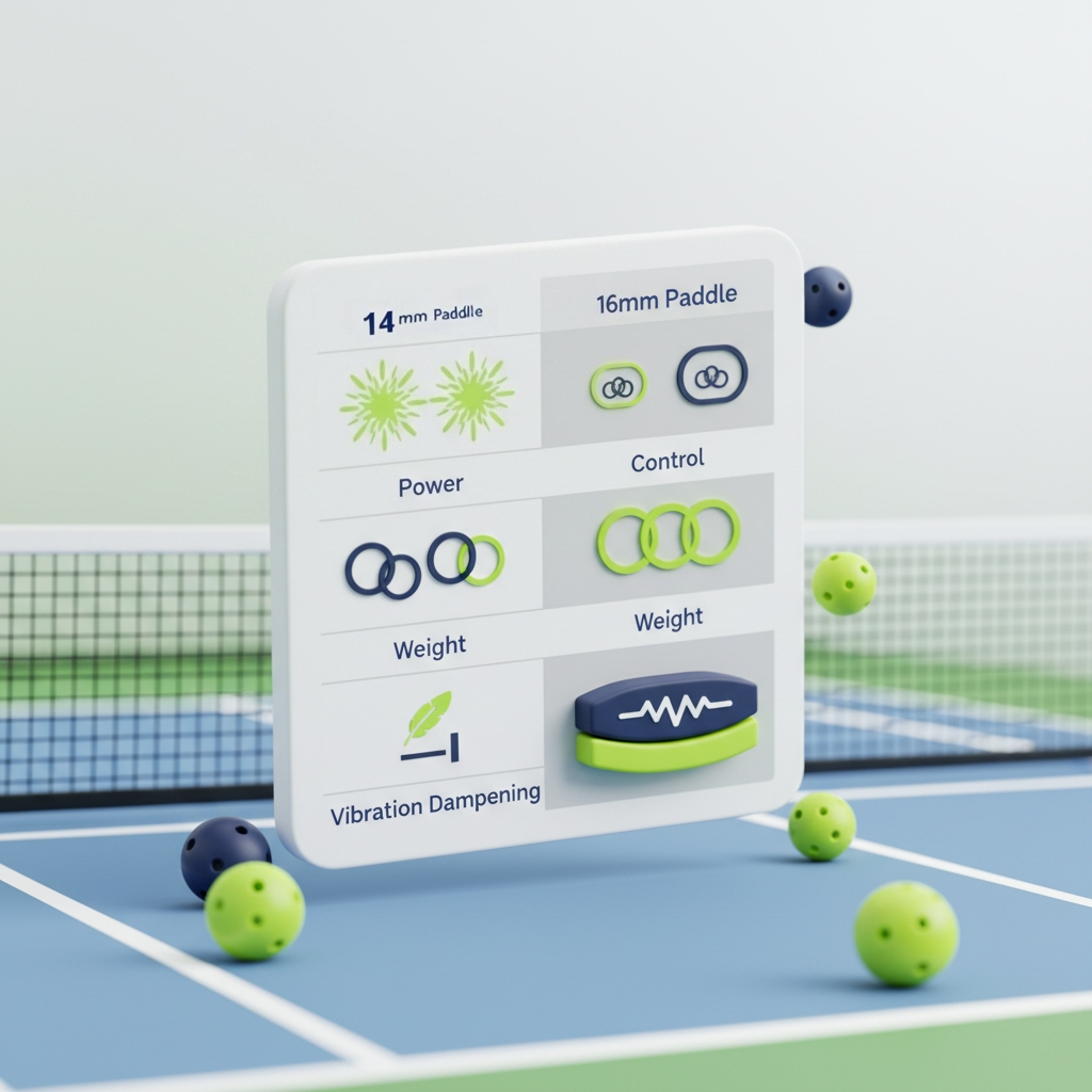 14 vs 16mm Pickleball Paddles 4