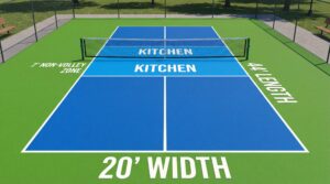 Pickleball Court Dimensions and Size 1
