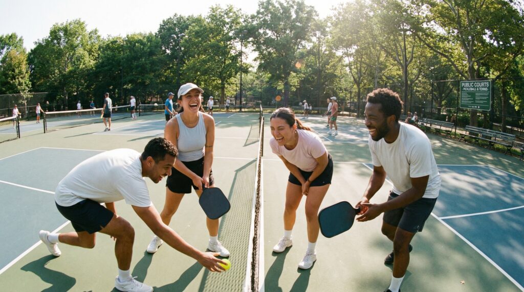 can you play pickleball on a tennis court 10